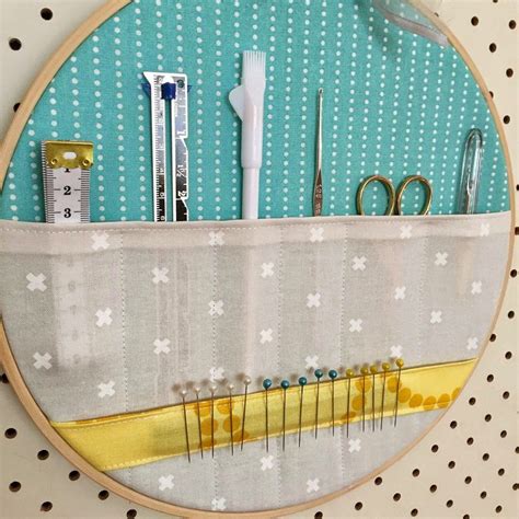 Embroidery Hoop Storage Pockets - Tutorial - Sew Delicious | Sewing ...