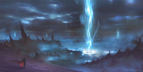 Cataclysm | Concept art, Fantasy landscape, Fantasy