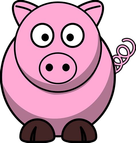 Free vector graphic: Pig, Pink, Animal, Farm, Piggy - Free Image on Pixabay - 303632