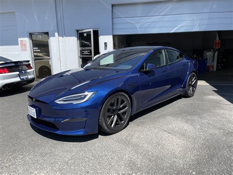 2022 Tesla Model S Plaid (Blue Metallic) — DETAILERSHIP™