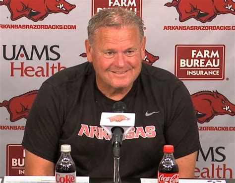 Arkansas head coach Sam Pittman provides insights on the team's ...