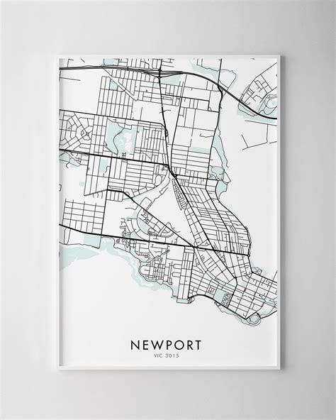 Melbourne – Newport Map Print - Chelsea Chelsea