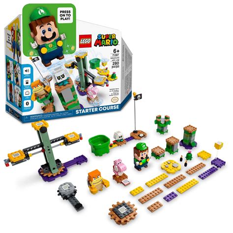 Buy LEGO Super Mario Adventures with Luigi Starter Course Toy for Kids ...