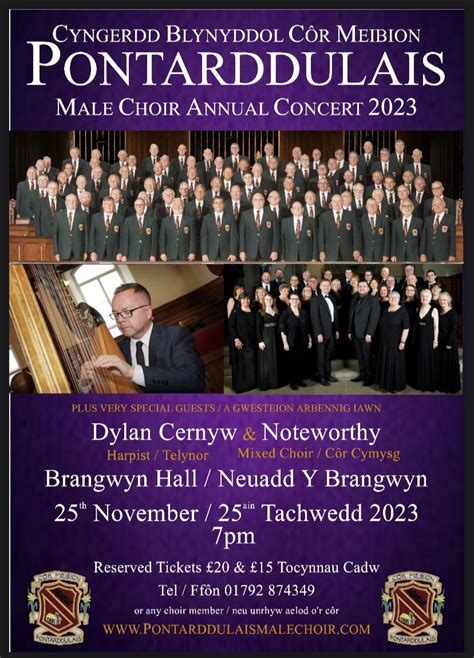 Pontarddulais Male Choir Annual Concert! : r/swansea