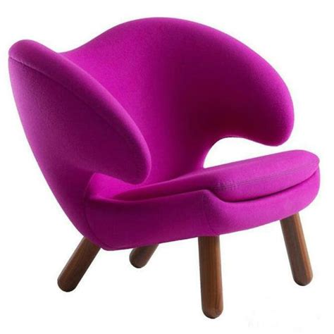 Replica Finn Juhl Pelikan sofa chair solid wooden base living room pelican fiberglass lounge ...
