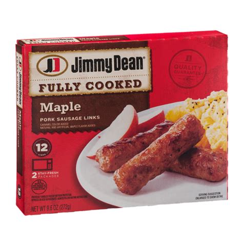 Jimmy Dean Fully Cooked Maple Pork Sausage Links - 12 CT Reviews 2020