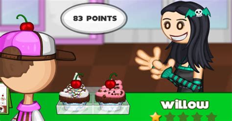 Papa's Cupcakeria - now available at GoGy free online games