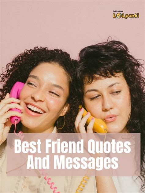 Best Friend Quotes And Messages - LOLPanti