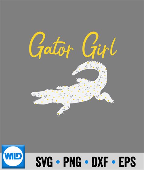 Alligator SVG, Gator Girl Alligator Lover Zookeeper Crocodile Delighted ...