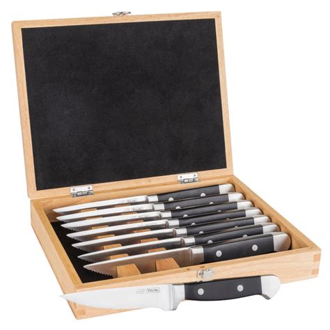 Viking Steakhouse 8-Piece Steak Knife Set with Gift Box – Viking Culinary Products