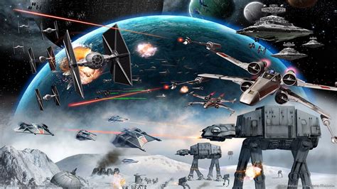 Star Wars Space Battle Wallpapers - Top Free Star Wars Space Battle Backgrounds - WallpaperAccess