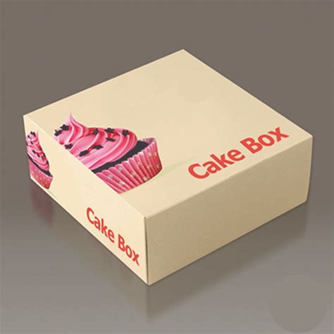 Cake Box Packaging Design