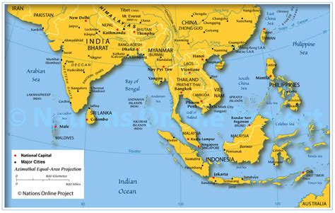 South Asian Countries and Capitals Diagram | Quizlet