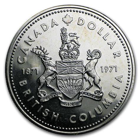 1971 Canada Silver Dollar British Columbia BU | Canadian Silver Dollars | APMEX