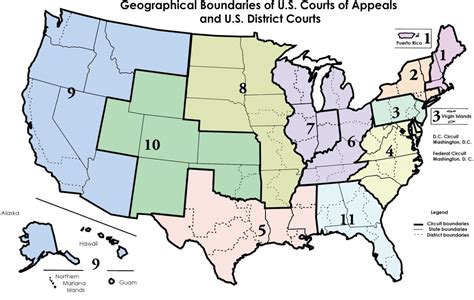 Federal Judicial Districts – ZEN LAW GUY