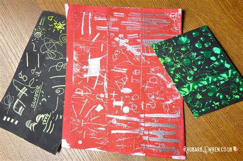 How to make custom DIY scratch art cards - Rhubarb and Wren