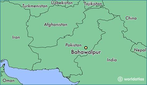 Where is Bahawalpur, Pakistan? / Bahawalpur, Punjab Map - WorldAtlas.com