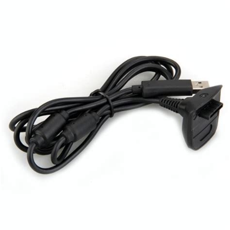 TOOGOO(R) USB Charger Charging Cable for XBOX 360 Wireless Controller Black - Walmart.com ...