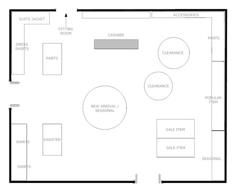 Boutique Floor Plan | Boutique floor plan, Store design boutique, Store plan