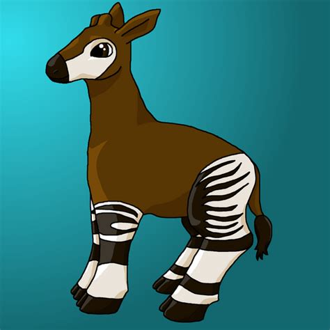 Okapi OC by StarbeamerPatterns on DeviantArt