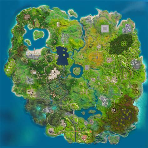 Fortnite Chapter 1 Season X Map