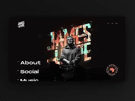 James Hype | DJ Concept idea by Evgeniy Kirichenko on Dribbble