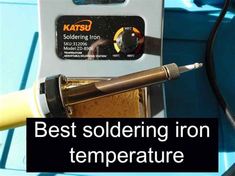 best soldering iron temperature for circuit boards - Hobby electronic ...