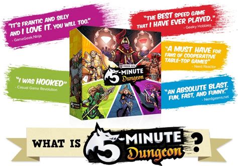 5-Minute Dungeon Now Live on Kickstarter - Board Game Authority