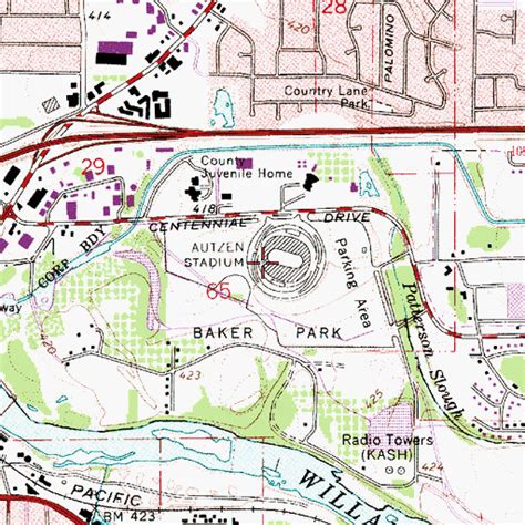 Autzen Stadium Map
