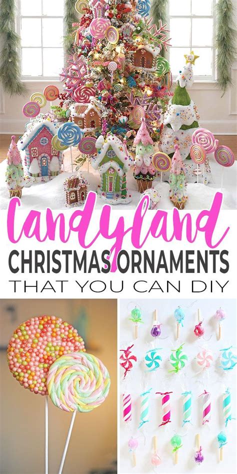 DIY Candyland Christmas Decorations & Ornaments • The Budget Decorator ...