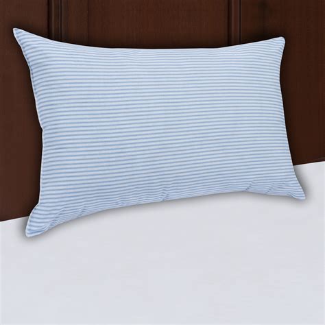 Mainstays HUGE Pillow 20" x 28" in Blue and White Stripe - Walmart.com