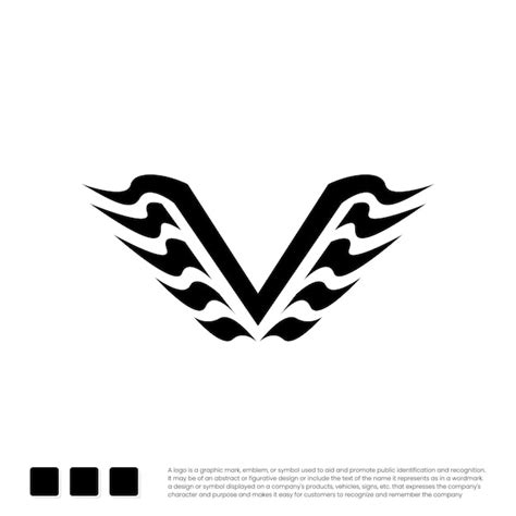 Premium Vector | Wings vector logo illustration