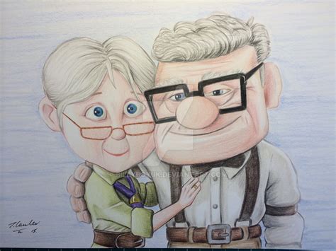 Carl And Ellie Sketch at PaintingValley.com | Explore collection of ...