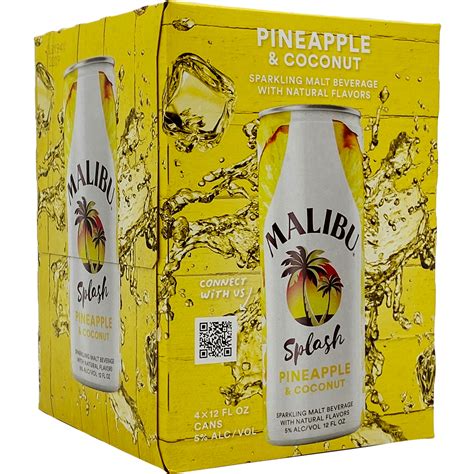 Malibu Splash Pineapple & Coconut | GotoLiquorStore