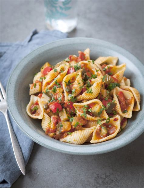 Courgette Caponata Pasta - Recipes - Hairy Bikers