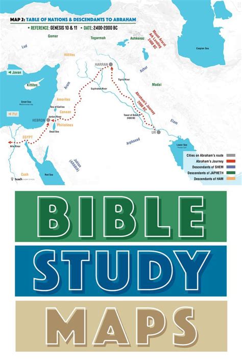 Bible study maps – Artofit