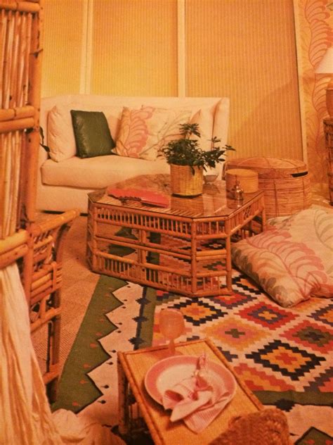 1980's interior design. #rug #1980sdecor #architecturaldigest #levlorweaves 1980s Interior ...