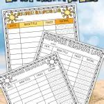 Free Summer Reading Log Printable For Kids