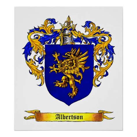 Albertson Family Crest – Heraldic Jewelry