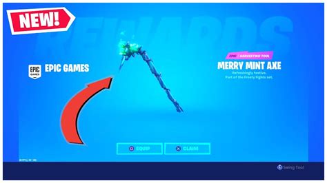 Merry minty pickaxe fortnite