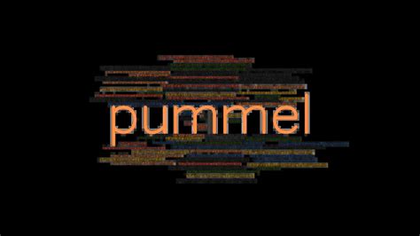 Pummel Past Tense: Verb Forms, Conjugate PUMMEL - GrammarTOP.com