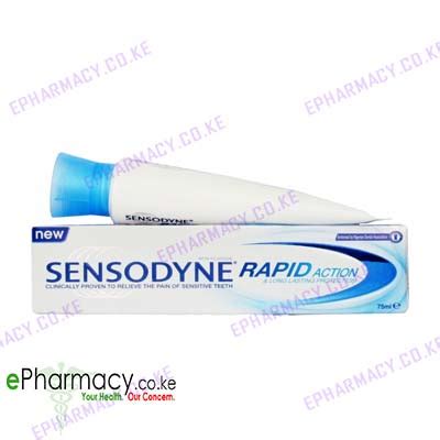 SENSODYNE RAPID ACTION 75ML TOOTHPASTE - ePharmacy Kenya