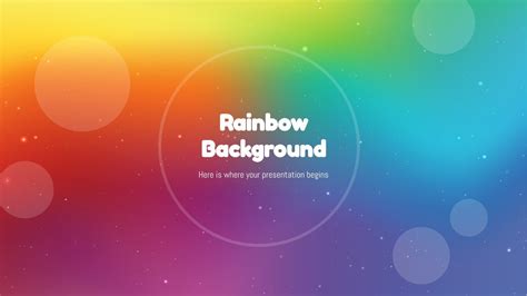 Rainbow Powerpoint Background