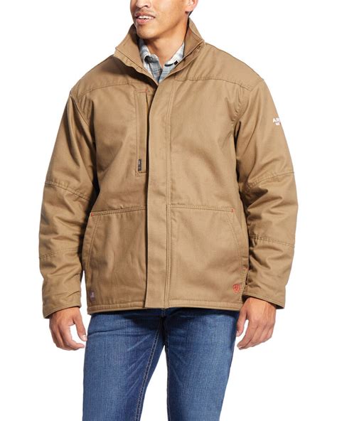 Ariat Men's Beige FR Workhorse Field Jacket | Sheplers