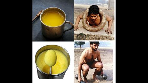 Desi Ghee Clarify Butter دیسی گھی پینے کا طریقہ پہلوانوکا Learn about Kushti Pehlwani Diet plan ...