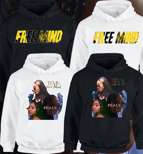 Tems free Mind Custom Graphic T-shirts, Crop Tops, Bodysuits, & Hoodies ...