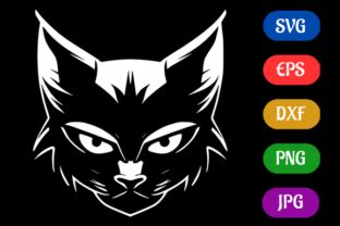 Wildcat | Black and White Logo Vector Graphic by Creative Oasis · Creative Fabrica