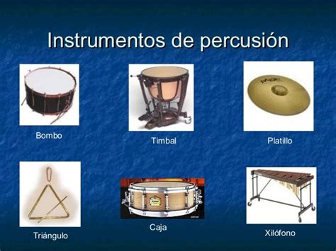 Los instrumentos musicales de la orquesta