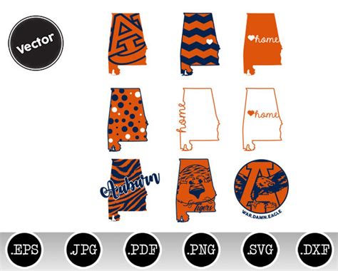 Auburn Decal Auburn Football Svg Eps Dxf Jpg Png Pdf - Etsy