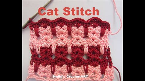 How To Crochet- CAT Stitch Tutorial - YouTube